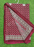 Latest Crepe Saree in Ajrakh Print