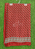 Latest Crepe Saree in Ajrakh Print