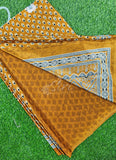 Latest Crepe Saree in Ajrakh Print