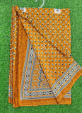 Latest Crepe Saree in Ajrakh Print