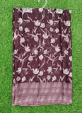 Latest Printed Chiffon Saree