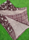 Latest Printed Chiffon Saree