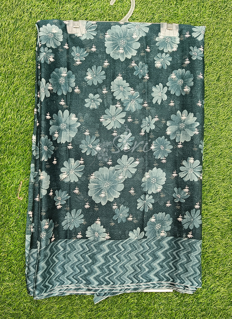 Latest Printed Chiffon Saree