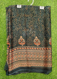 Latest Printed Satin Chiffon Saree