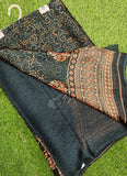 Latest Printed Satin Chiffon Saree