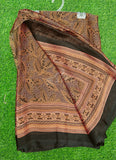 Latest Printed Satin Chiffon Saree