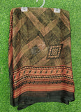 Latest Printed Satin Chiffon Saree