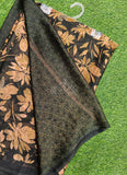 Latest Printed Satin Chiffon Saree