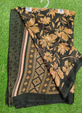 Latest Printed Satin Chiffon Saree