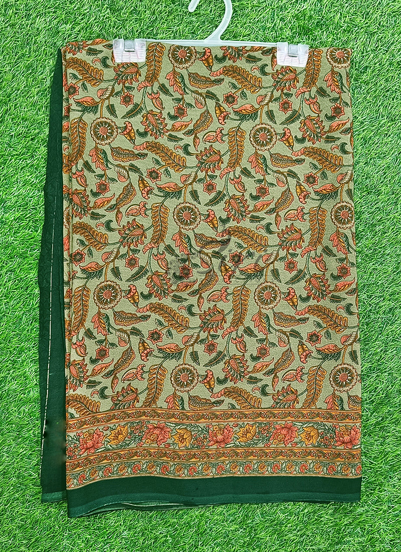 Latest Premium Printed Crepe Saree