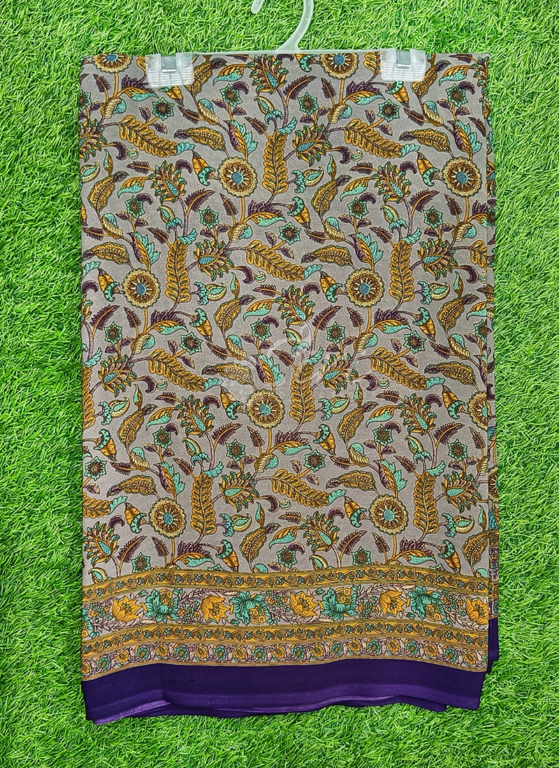 Latest Premium Printed Crepe Saree