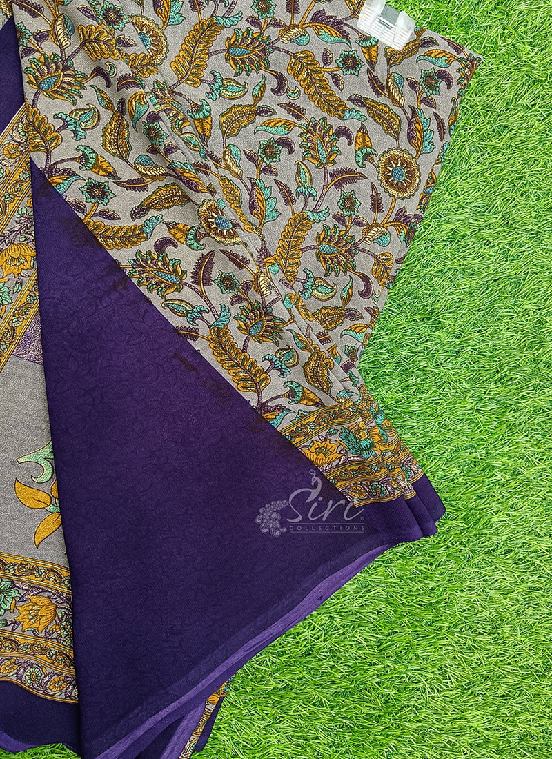 Latest Premium Printed Crepe Saree