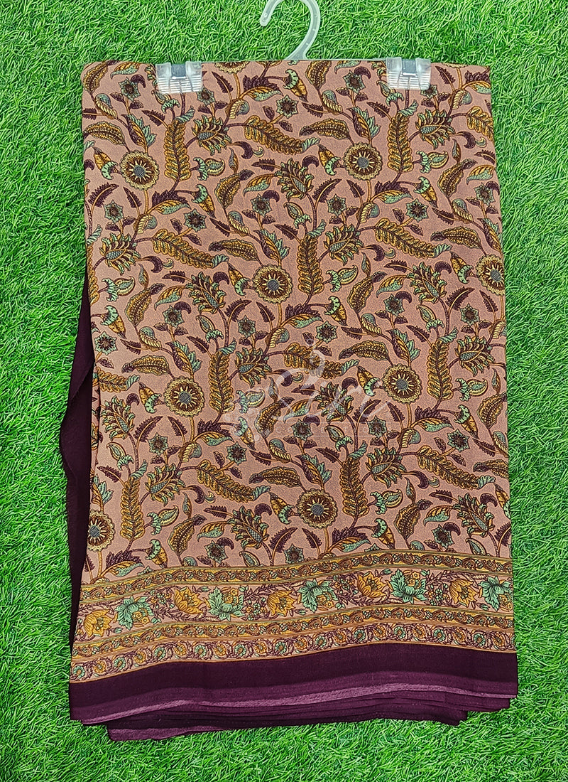 Latest Premium Printed Crepe Saree