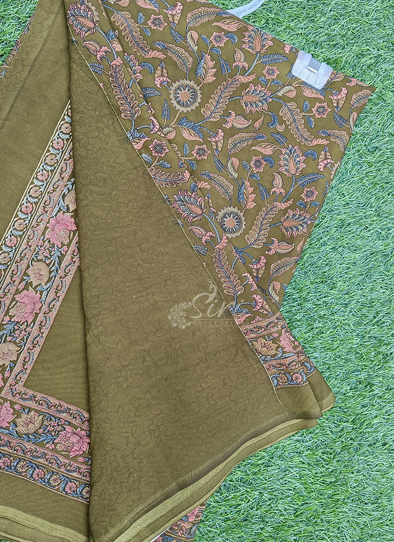 Latest Premium Printed Crepe Saree