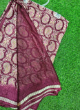 Latest Beautiful Printed Chiffon Saree