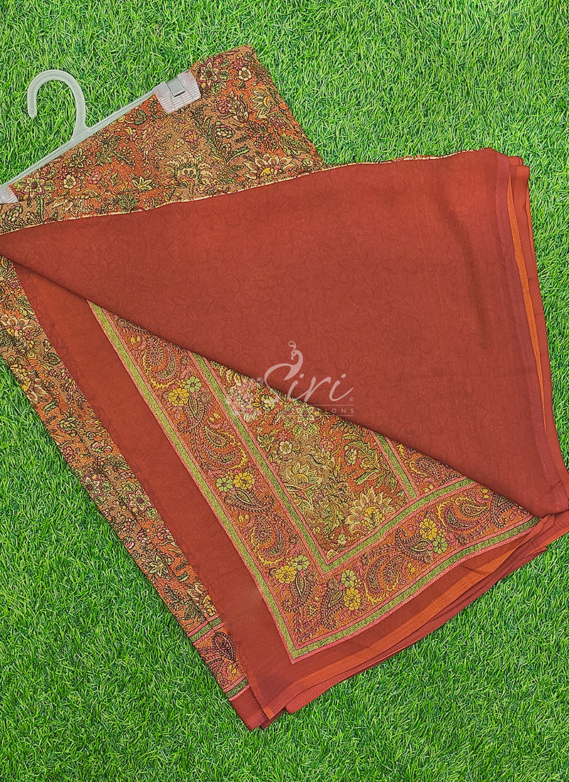 Latest Premium Printed Crepe Saree
