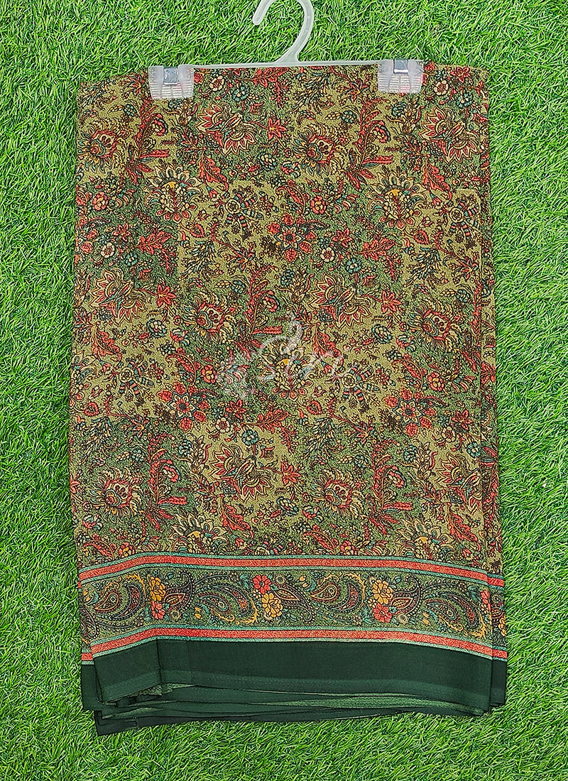 Latest Premium Printed Crepe Saree