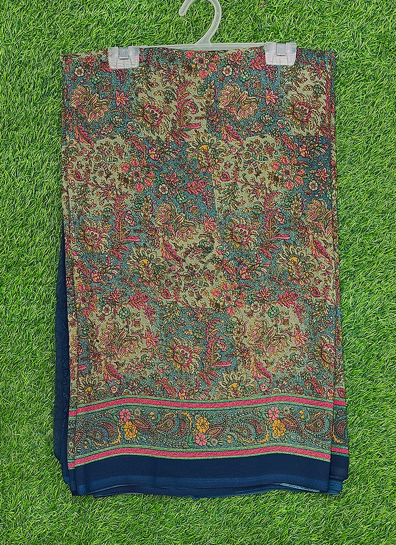Latest Premium Printed Crepe Saree