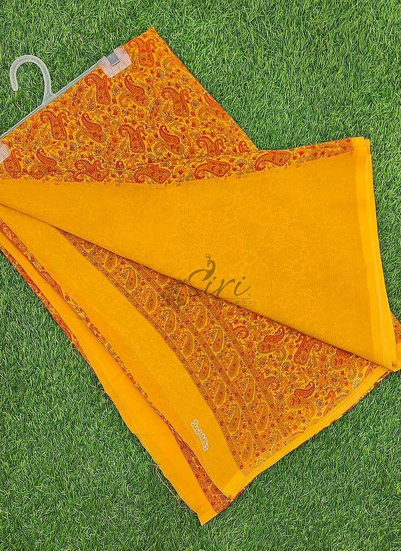 Latest Premium Printed Crepe Saree