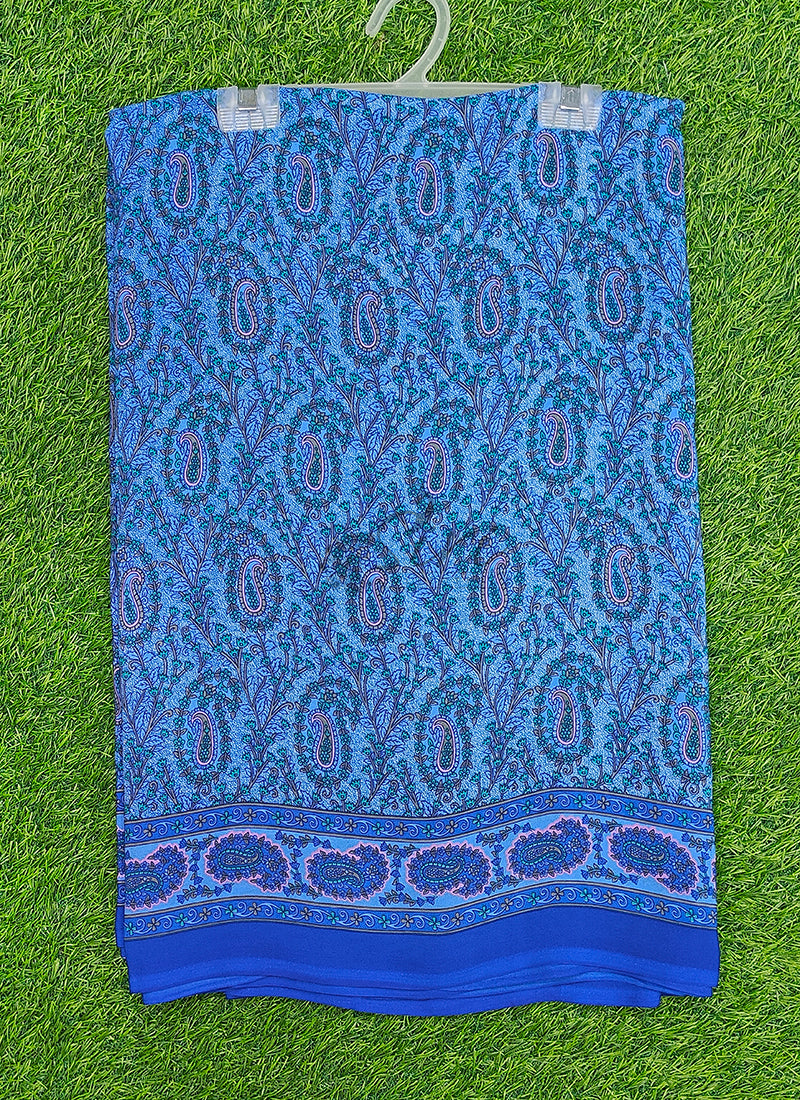 Latest Premium Printed Crepe Saree