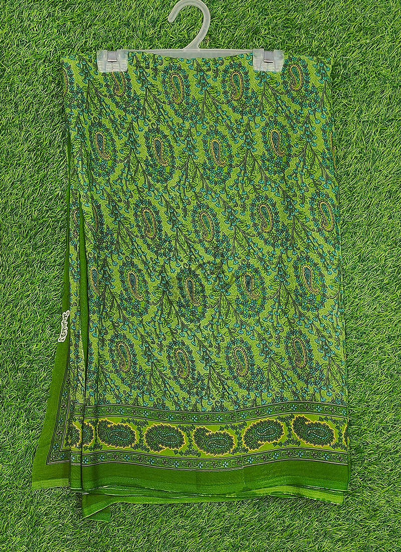 Latest Premium Printed Crepe Saree