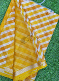 Latest Printed Chiffon Saree with Self Border