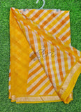 Latest Printed Chiffon Saree with Self Border