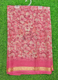 Latest Printed Chiffon Saree with Self Border