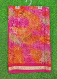 Latest Printed Chiffon Saree with Self Border