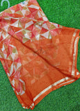 Latest Printed Chiffon Saree with Self Border