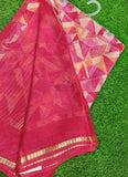 Latest Printed Chiffon Saree with Self Border