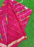 Latest Printed Chiffon Saree with Self Border