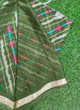 Latest Printed Chiffon Saree with Self Border
