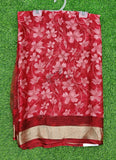 Latest Printed Chiffon Saree in Fancy Borders
