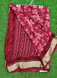 Latest Printed Chiffon Saree in Fancy Borders