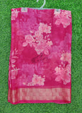 Latest Printed Chiffon Saree in Fancy Borders