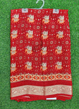 Latest Printed Fancy Chinon Crepe Saree
