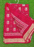 Latest Printed Fancy Chinon Crepe Saree