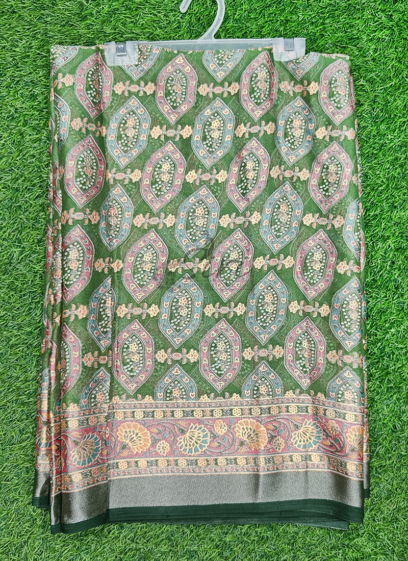 Beautiful Printed Brasso Georgette Saree