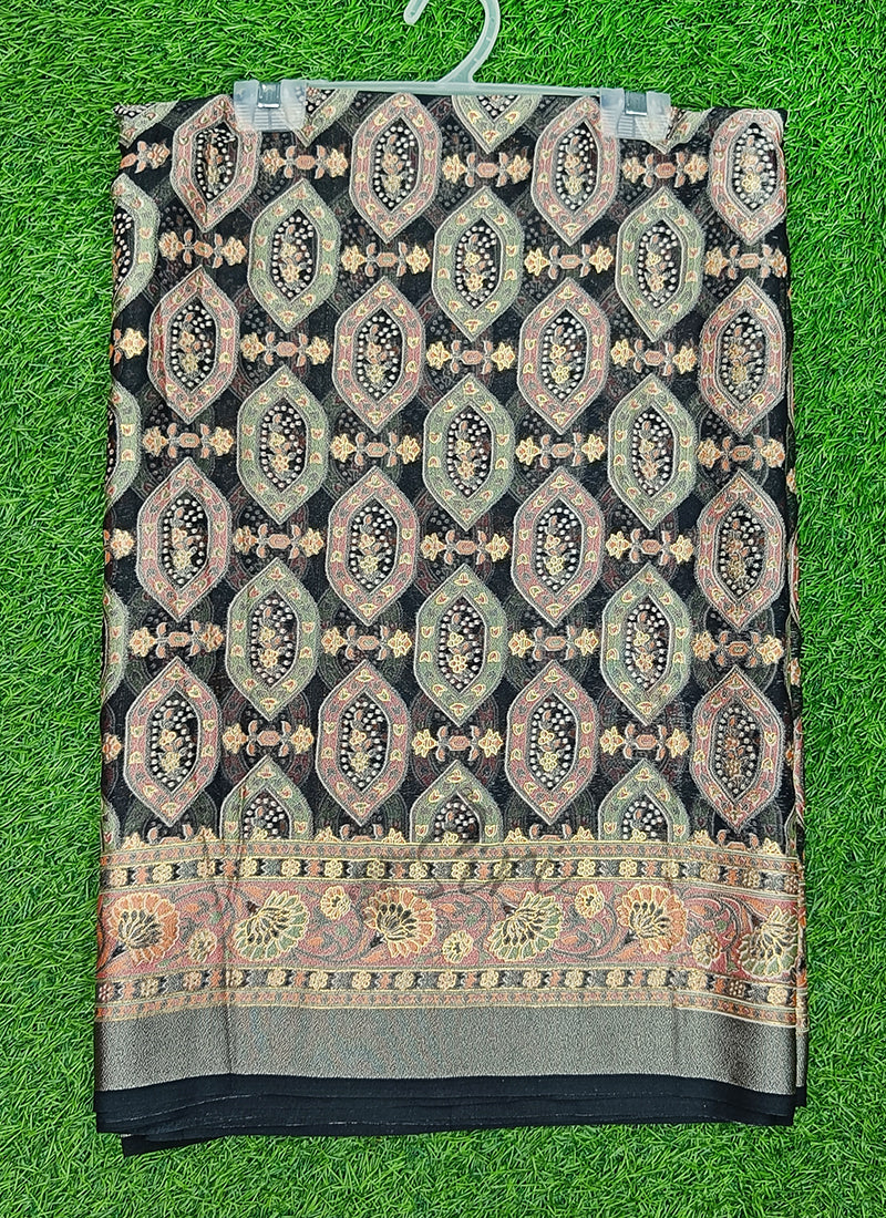 Beautiful Printed Brasso Georgette Saree