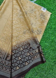 Beautiful Printed Brasso Georgette Saree