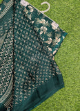 Beautiful Printed Chiffon Saree in Foil Print