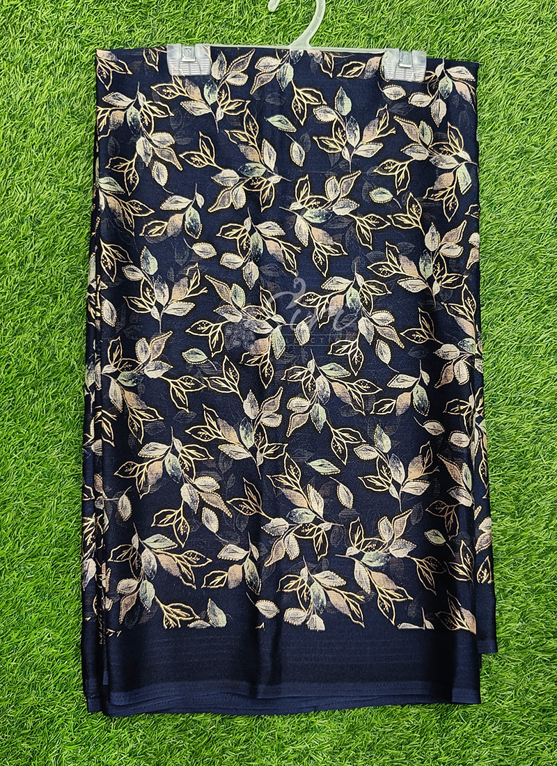 Beautiful Printed Chiffon Saree in Foil Print