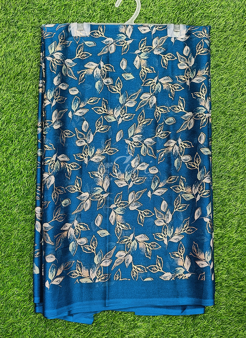 Beautiful Printed Chiffon Saree in Foil Print