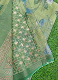 Beautiful Printed Brasso Georgette Saree