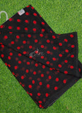 Beautiful Printed Polka Dots Georgette Saree without Blouse