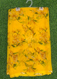 Lovely Printed Georgette Saree in Floral Design