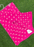 Lovely Printed Georgette Saree in Polka Dots Design
