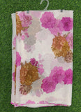 Lovely Printed Floral Georgette Saree