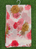 Lovely Printed Floral Georgette Saree